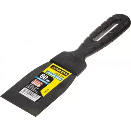 Шпатель STAYER &quot;PROFESSIONAL&quot;, нержавеющее полотно, с пластмассовой ручкой, 60мм 1008-06 купить в Кургане