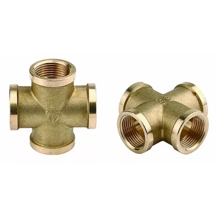 Крестовина GENERAL FITTINGS латунь, г/г/г/г, 3/4&quot; 51049-3/4 купить в Кургане