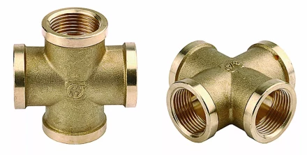 Крестовина GENERAL FITTINGS латунь, г/г/г/г, 3/4&quot; 51049-3/4 купить в Кургане
