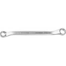 Ключ ЗУБР &quot;ПРОФИ&quot; гаечный накидной изогнутый, Cr-V сталь, хромированный, 9х11мм 27132-09-11