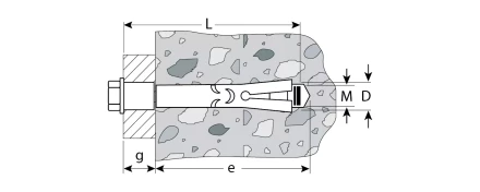 Болты анкерные коробка серия ПРОФЕССИОНАЛ купить в Кургане