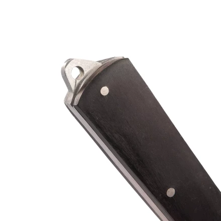 Нож электрика монтерский складной КВТ НМ-11 с изогнутым лезвием и дополнительной зоной для зачистки кабеля (102357) купить в Кургане