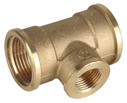 Тройник GENERAL FITTINGS переходной, латунь, г/г/г, 3/4&quot;-1/2&quot;-3/4&quot; 51061-3/4-1/2-3/4 купить в Кургане