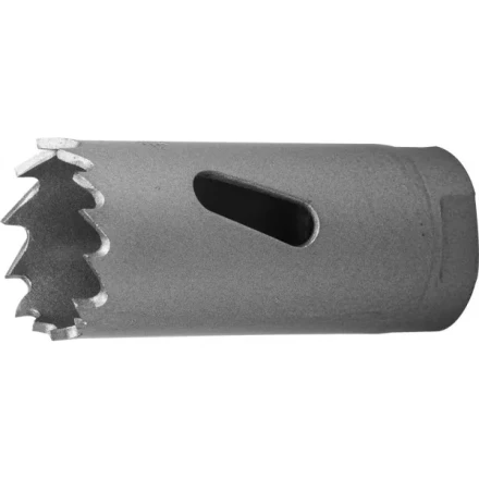 Коронка ЗУБР &quot;ЭКСПЕРТ&quot; биметаллическая, быстрорежущая сталь, глубина сверления до 38мм, d-19мм 29531-019_z01 купить в Кургане