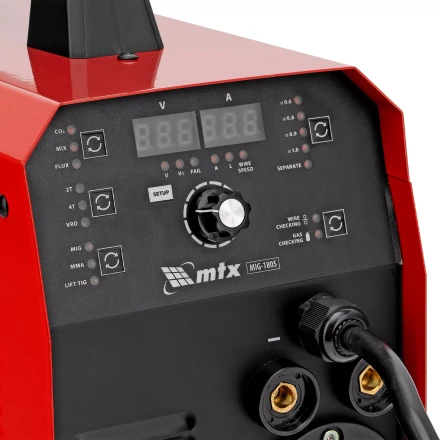 Аппарат инвертор. полуавтомат. cварки MTX MIG-180S 94302, 180A, ПВ 60%, катушка 5 кг купить в Кургане