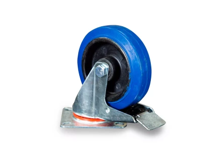 Колесо поворотное резина SRCLb 55 125 мм с тормозом (F) 1024396 купить в Кургане