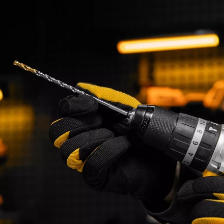 Сверло спиральное по металлу Denzel 5 х 132 мм, Р6М5, Golden Tip, удлиненное, 718254 купить в Кургане