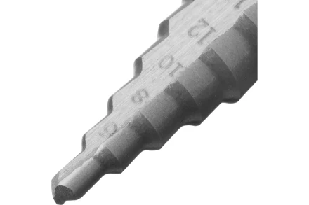 Сверло ступенчатое по металлу Сибртех 723015, 4-6-8-10-12-14-16-18-20-22-24-26-28-30-32 мм, 4241 купить в Кургане