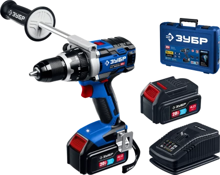 Бесщеточная дрель-шуруповерт, 2 АКБ T7 (4 Ач), в кейсе DB-211-42 серия «ПРОФЕССИОНАЛ» купить в Кургане