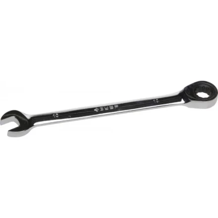 Ключ ЗУБР &quot;ПРОФИ&quot; гаечный комбинированный трещоточный, Cr-V сталь, хромированный, 10мм 27074-10 купить в Кургане
