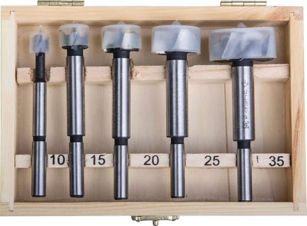 ЗУБР "МАСТЕР". Набор сверл Форстнера по дереву, 5шт 2994-H5 купить в Кургане