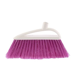 Щетка пластмассовая для подметания пола 230 мм "LUX" без черенка розовая щетина ELFE 93558