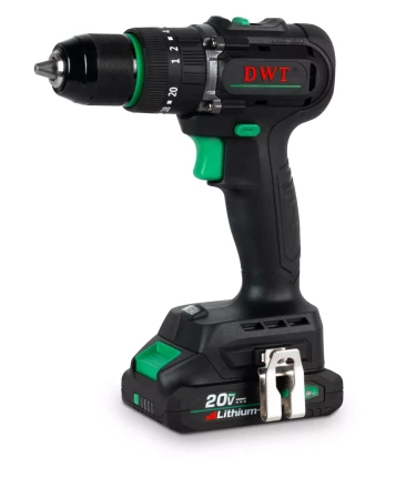 Бесщеточная аккумуляторная ударная дрель-шуруповерт DWT ASBP-20 DNG-2 BMC купить в Кургане