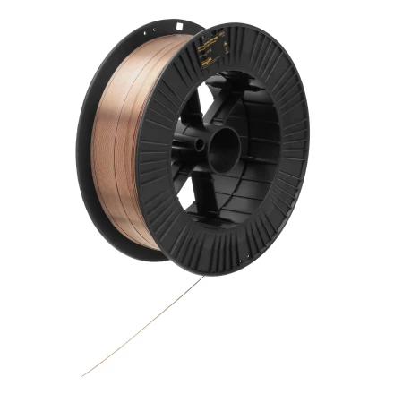 Омедненная проволока ER70S-6, диам. 1 мм, 15 кг, диам. катушки D300// Denzel 97543 купить в Кургане