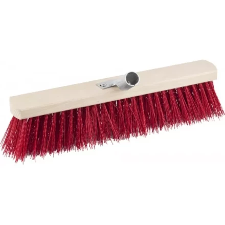 Щетка GRINDA "EURO" уличная без ручки, буковая колодка, жесткая щетина, с металлическим держателем для черенка, 40см 39193-40 купить в Кургане