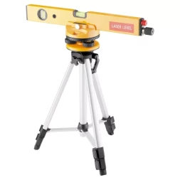 Уровень лазерный 400 мм 1050 мм штатив 3 глазка набор база 2.линзы в пласт. боксе MTX 350299