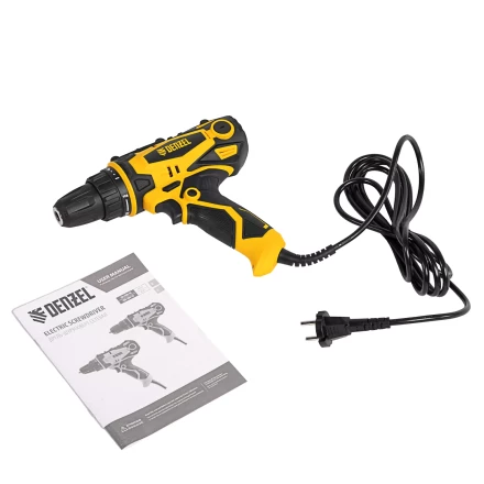 Дрель-шуруповерт сетевая SD-300-10// Denzel 26201 купить в Кургане