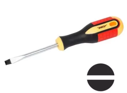 Отвертка шлиц. 1,0х5,5х125мм,трехкомп рук. 19613 купить в Кургане