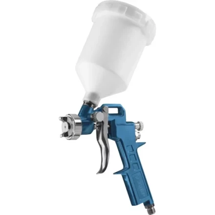 Пистолет ЗУБР &quot;ЭКСПЕРТ&quot; краскораспылительный, с верхним бачком 600мл, расход воздуха 120л/мин, 1,3мм 06455 купить в Кургане