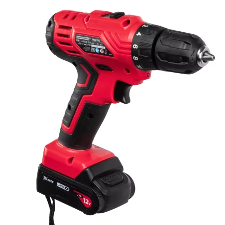 Дрель-шуруповерт аккумуляторная MTX MCDL-12-02, Li-Ion, 12 В, 2 акк. 26182 купить в Кургане