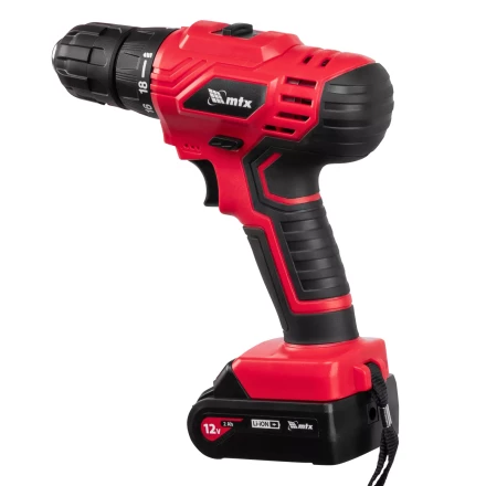 Дрель-шуруповерт аккумуляторная MTX MCDL-12-02, Li-Ion, 12 В, 2 акк. 26182 купить в Кургане