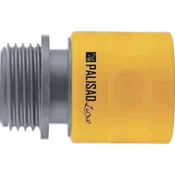 Соединитель пластмассовый быстросъемный внеш. резьба 3/4 однокомпонентный PALISAD LUXE 66263 купить в Кургане
