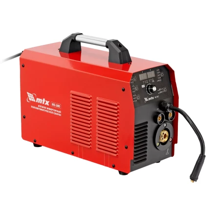 Аппарат инвертор. полуавтомат. cварки MTX MIG-200S, 200A, ПВ 60%, катушка 5 кг купить в Кургане