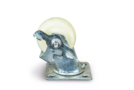 Колесо большегрузное поворотное SCdnb 42 100 мм полипропиленовое с тормозом 1024222 купить в Кургане