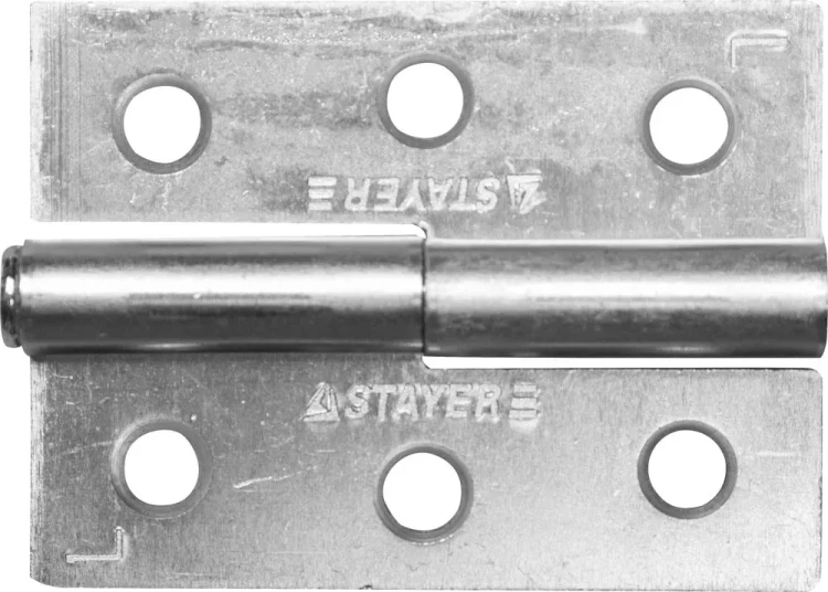 Петля дверная STAYER "MASTER" разъемная, цвет белый цинк, левая, 65мм 37613-65-1L купить в Кургане