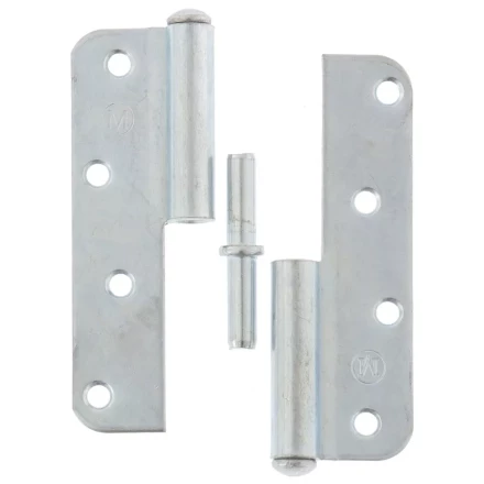 Петля накладная ПН1-110 левая цинк 4штуки  Металлист Россия 91553 купить в Кургане