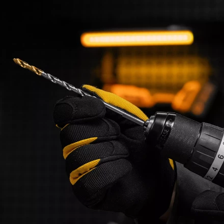 Сверло спиральное по металлу Denzel 5,5 х 139 мм, Р6М5, Golden Tip, удлиненное, 718255 купить в Кургане