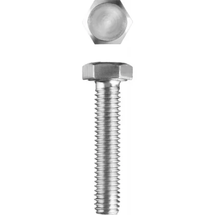 Болт ЗУБР &quot;МАСТЕР&quot; с шестигранной головкой, ГОСТ 7798-70, класс прочности 5.8, оцинкованный, M20x90мм, 5кг 303080-20-090 купить в Кургане