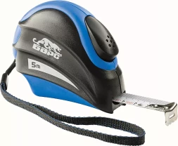 Рулетка Полимер 5 м * 19 автоматическая фиксация эргономичная форма БАРС 32502