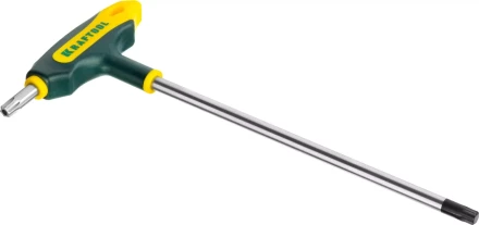 Набор KRAFTOOL Ключи &quot;INDUSTRIE&quot; имбусовые,Cr-Mo(S2),Т-образные,эргоном двухкомп рукоятка,TORX Hole 10-50,9 шт,в боксе 27455-H9 купить в Кургане