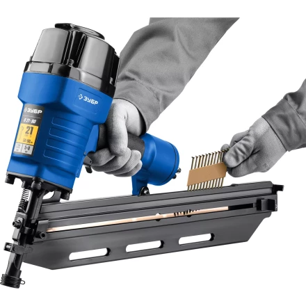 ЗУБР SN21 90 х 3.1 мм, реечные гвозди рифленые оцинкованные, 2010 шт(305396-90) купить в Кургане