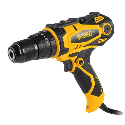 Дрель-шуруповерт сетевая ударная Denzel 26211, ISD-300-13 купить в Кургане