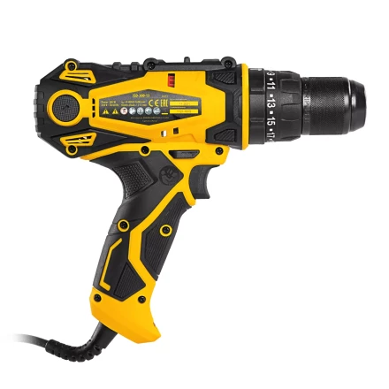 Дрель-шуруповерт сетевая ударная Denzel 26211, ISD-300-13 купить в Кургане