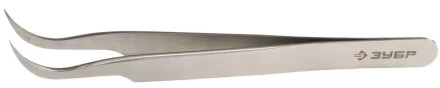 Пинцет ЗУБР д/электроники и точной механики, нерж. сталь, антимагнит, изогнутый, заостренные губки, 110мм 22211-3-110 купить в Кургане