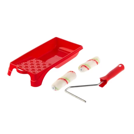 Малярный набор для работ с эмалями: кювета 150 мм х 290 мм и мини-валик 110 мм Сибртех 80453 купить в Кургане