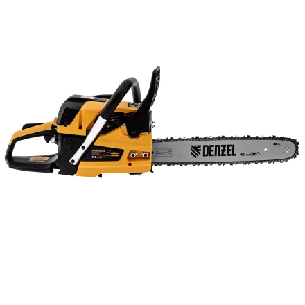 Пила цепная бензиновая Denzel DS-4516, шина 40 см, 45 см3, 2,5 л.с, шаг 0,325, паз 1,5 мм, 64 звена 95236 купить в Кургане