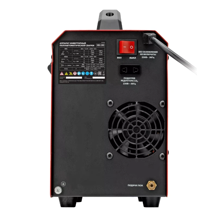 Аппарат инвертор. полуавтомат. cварки MTX MIG-220S 94304, 220A, ПВ 60%, катушка 5 кг купить в Кургане