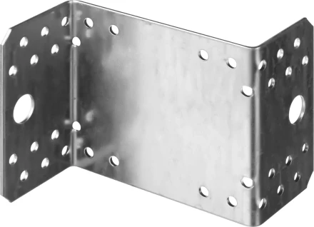 Крепежный угол ЗУБР &quot;МАСТЕР&quot; Z-образный, 90х105х55мм, 25шт 310145-105 купить в Кургане