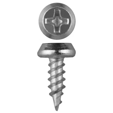 Саморезы ЗУБР &quot;МАСТЕР&quot; оцинкованные, для крепления лист. металла до 0.9мм, полуцилиндр. головка, 3.5ммx11мм, 22000шт 4-300120-35-11 купить в Кургане