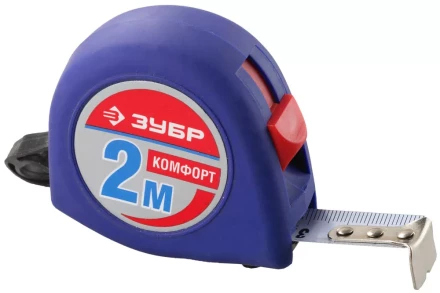 Рулетка ЗУБР &quot;СТАНДАРТ&quot;, корпус с резиновым напылением, 2м/16мм 34016-2 купить в Кургане