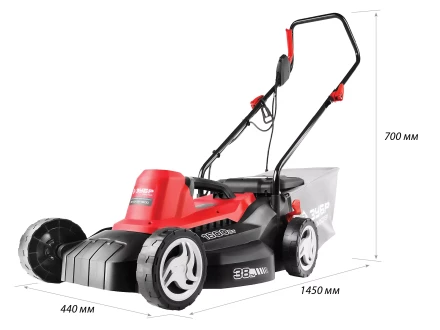 Газонокосилка электрическая ЗГКЭ-38-1600 серия МАСТЕР купить в Кургане