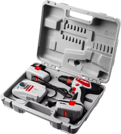 Дрель-шуруповерт 2 АКБ ЗДА-14.4-2 КИН20 серия ПРОФЕССИОНАЛ купить в Кургане