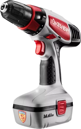 Дрель-шуруповерт 2 АКБ ЗДА-14.4-2 КИН20 серия ПРОФЕССИОНАЛ купить в Кургане