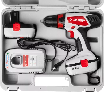 Дрель-шуруповерт 2 АКБ ЗДА-14.4-2 КИН20 серия ПРОФЕССИОНАЛ купить в Кургане