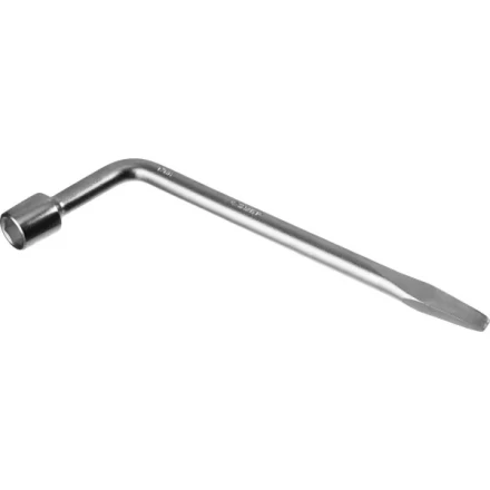 Ключ баллонный ЗУБР &quot;МАСТЕР&quot; L-образный, с монтажной лопаткой, 17мм 2753-17_z02 купить в Кургане