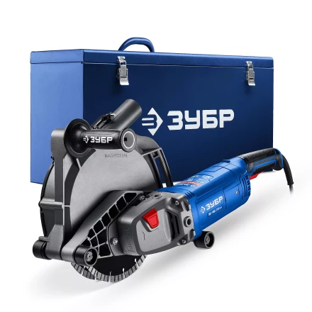 ЗУБР d 230 мм, 2700 Вт, 65 мм, штроборез (бороздодел), метал. ящик, Профессионал (ЗШ-П65-2700 ПСТК) купить в Кургане
